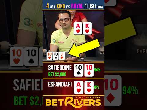 Pro Needs a ROYAL Flush vs. QUADS