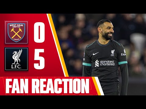 West Ham 0-5 Liverpool | Fan Reactions!