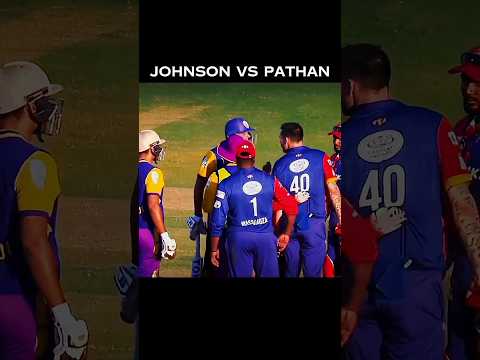 🔥 Johnson vs Pathan – Full Face-Off + Revenge Wicket! | Legends League Drama 2022