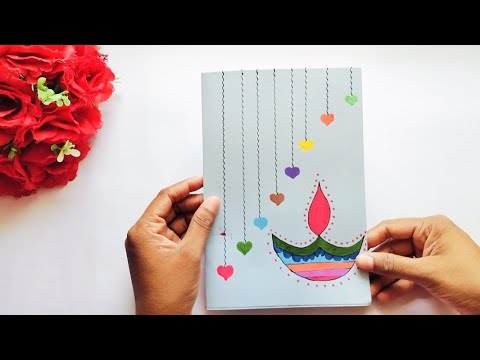 Diwali Special Greeting Card/ Diwali Craft Ideas/ Diwali Gift Ideas/ How to make card for diwali