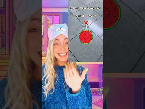 TUTORIAL 416 - Watermelon Challenge 🍉🍉🍉 #game #shorts