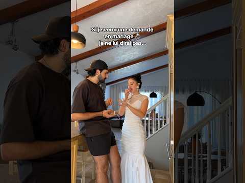 Quand tu veux que ton copain te demande en mariage! #couple #mariage #humour