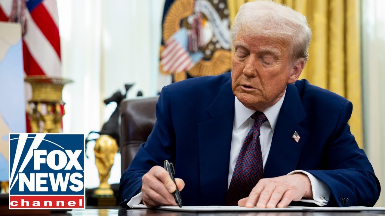 BREAKING: Trump signs executive order on reciprocal tariffs