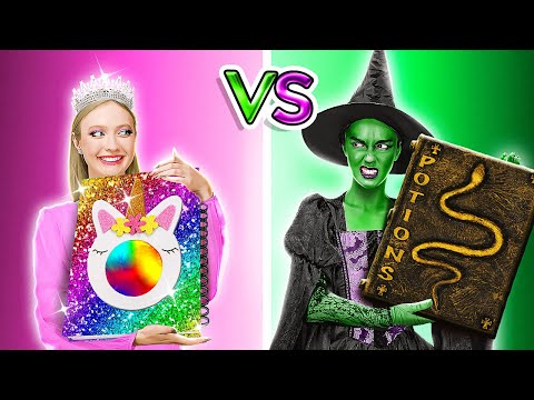 ELPHABA vs GLINDA : DÉFI WICKED 🌟 Astuces Scolaires Magiques ! Sauvez la Barbie par 123 GO! SCHOOL