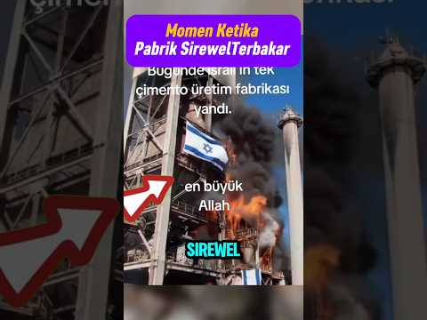 Momen Ketika Pabrik Semen Sirewel Terbakar #infounik #infodunia