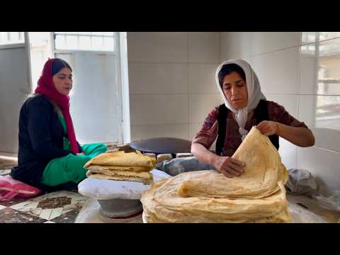 Cooking Traditional Kurdish Dish in the Village | Kurdish Village Life