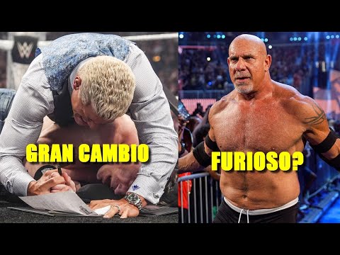 Se Revela un Gran Cambio para Cody Rhodes en WWE! Goldberg Furioso con Triple H?