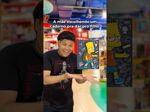 Mãe escolhendo o caderno do filho - Gugu Amaral #shorts