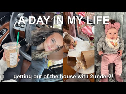 A DAY IN MY LIFE AS A SAHM | getting out of the house with 2under2!