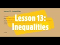 Inequalities and Word Problems