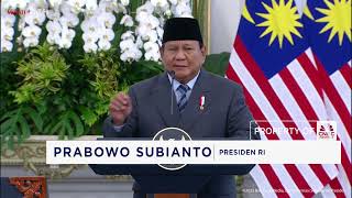 Presiden Prabowo Subianto Menerima Kunjungan Resmi Perdana Menteri Malaysia
