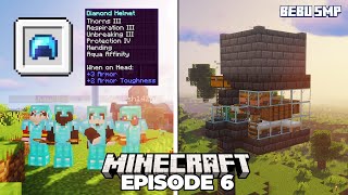 Enchanting Armor & Building an Iron Farm! | Minecraft Survival! (#6)