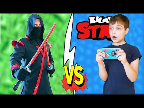 ПАПА Против БРАВЛ СТАРС Почему папа стал ниндзя  Dojo Battle