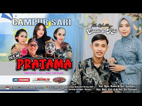 Livestreaming Campursari New Pratama (0896 8537 7425) Wedding Efendi & Kiki -  Bekasi (Malam)