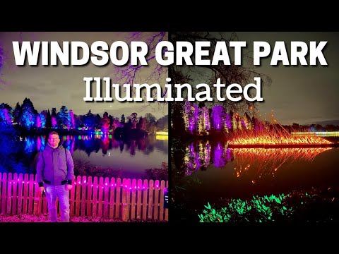 Windsor Great Park Illuminated - AMAZING Christmas Light Trail!