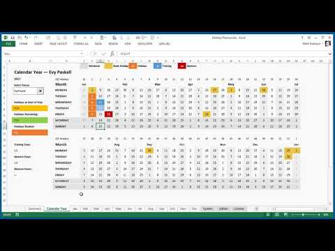 Employee Absence Tracker 2021 Excel Template Jobs Ecityworks