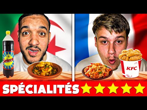 IL MANGE DES SPÉCIALITÉS ALGÉRIENNES ! ALGÉRIE VS FRANCE 🇩🇿​🇫🇷​