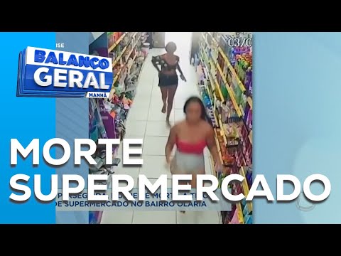 Após ser perseguida mulher é morta a tiros dentro de supermercado no Bairro Olaria - BGM