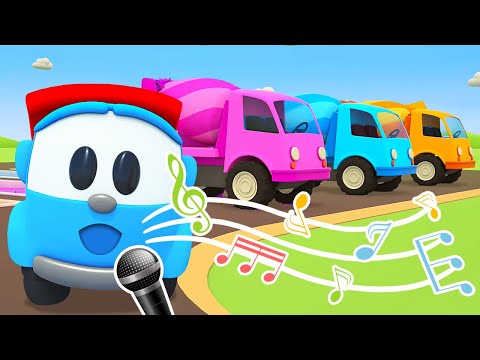The Cement Mixer song & more nursery rhymes for kids. All the best songs for kids with Leo!