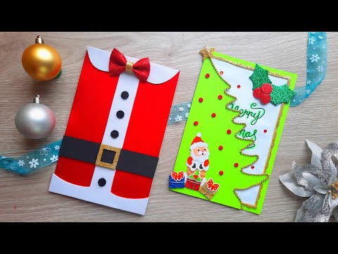 5 HERMOSAS TARJETAS DE NAVIDAD PARA DAR DE REGALO / FELICITACION O INVITACIÓN