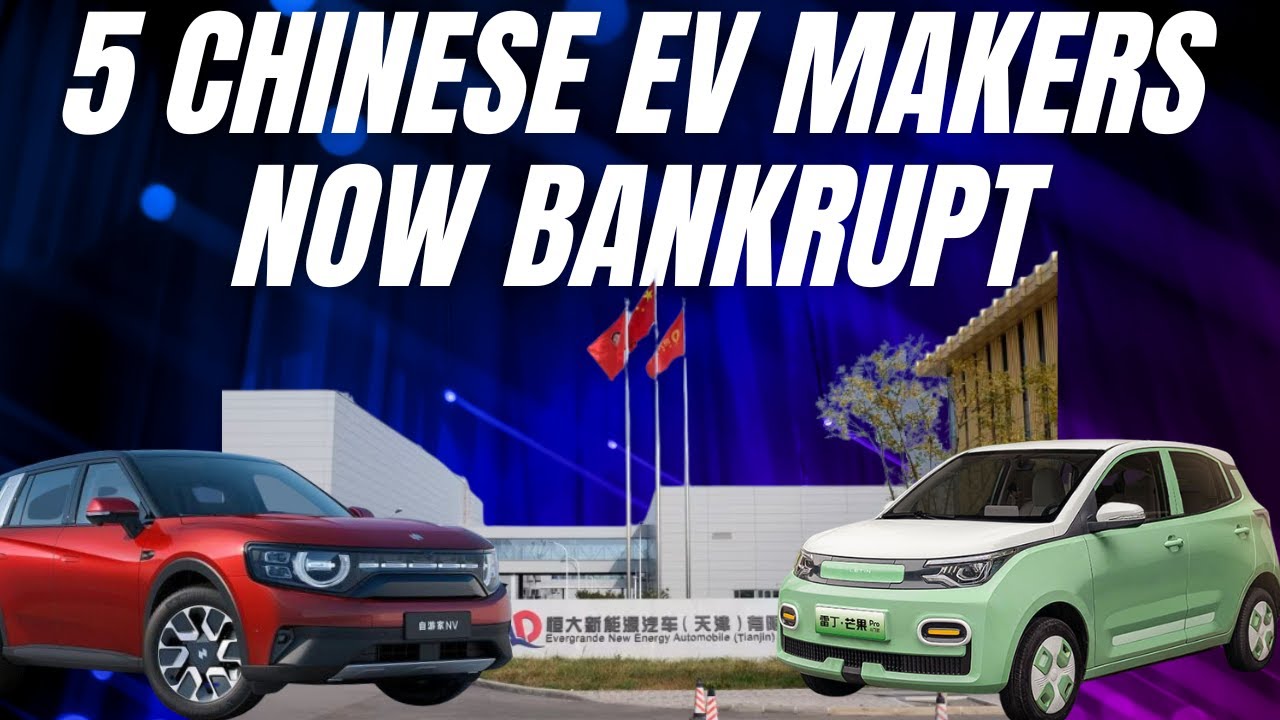 5 of China’s 91 EV makers go bankrupt with 1 losing  million per car sold