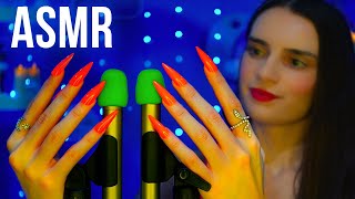 ASMR INSANE 2 MICS 🔥 Mic Scratching in the DARK 🔦 GLOWING Nails ⚠️ INSTANT SLEEP No Talking