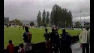 Comienzo del partido en pamplona , osasuna b - huesca