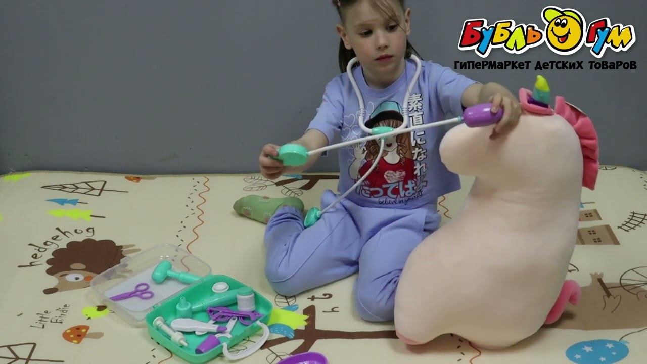 Набор доктора ПОЛЕСЬЕ Попугай Кеша в чемоданчике - видео