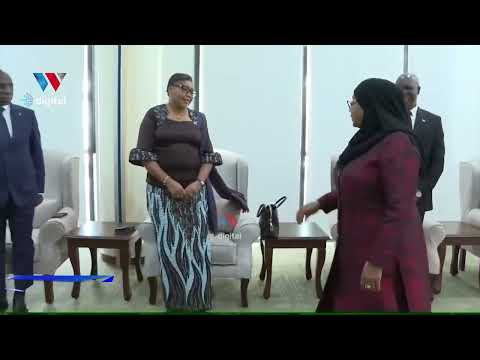 RAIS SAMIA AKISALIMIANA NA WAKUU WA NCHI WALIOFIKA TANZANIA KATIKA MKUTANO WA EAC NA SADC