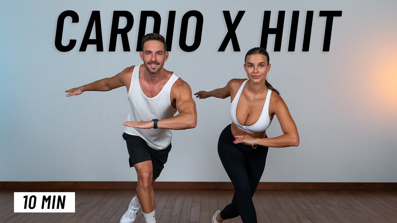 10 MIN INTENSE HIIT WORKOUT – ALL STANDING – Full Body, No Equipment, No Repeats