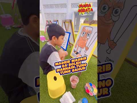 Magrib magrib ga boleh warnain tung tung sahur, tapi agra malah ngeyel 😱Part 1721