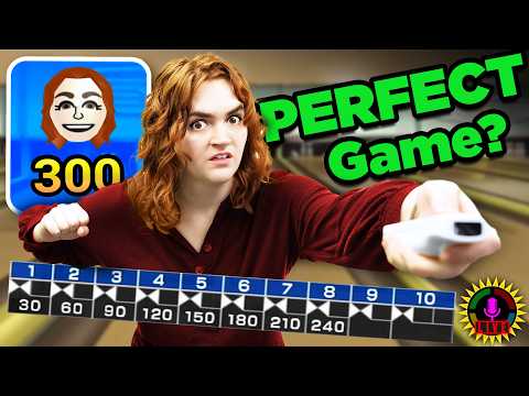 I Tried To Bowl A PERFECT Game In Wii Bowling (BIG Mistake)