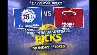 NBA Free Picks Monday 3/30/26 | 76ers vs Heat Prediction & Best Bet (ATS Picks Today)