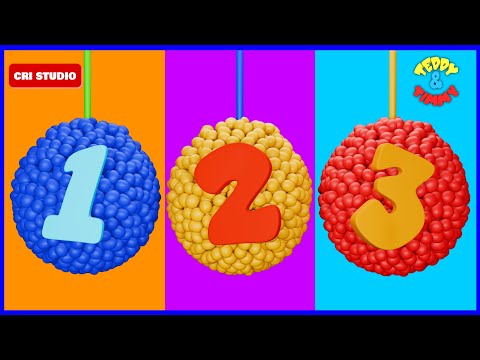 Numbers | Colors for Toddlers | Counting | Numbers for Kids | 123 go | Preschool | Kindergarten