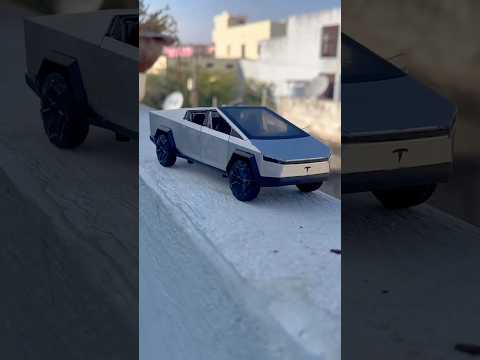 شاحنة تسلا سايبر تراك المفقودة!🚙🫡! #shorts