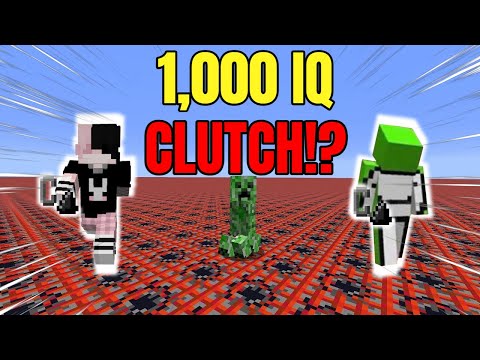 1,000 IQ Minecraft Player??