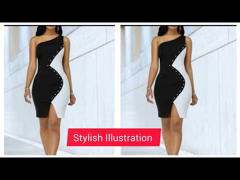 Stylish Dress Illustration/ Pattern Making Idea