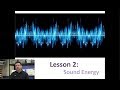 Understanding Sound Energy Concepts