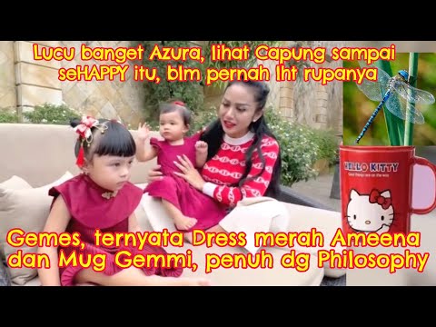 Dress merah Ameena dan Mug Gemmi ternyata penuh dg philosophy