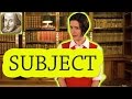 Identifying Subjects and Verbs