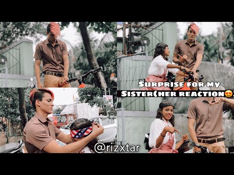 I bought my little sister a bicycle this is her reaction || (VLOG 20) || RIZXTAR.