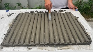 DIY Cement Pot Design Idea - Reclaim Your Garden