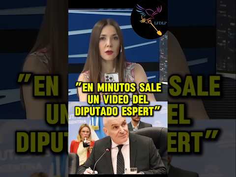 ”EN MINUTOS SALE UN VIDEO DEL DIPUTADO JOSÉ LUIS ESPERT” #agarralapala #milei