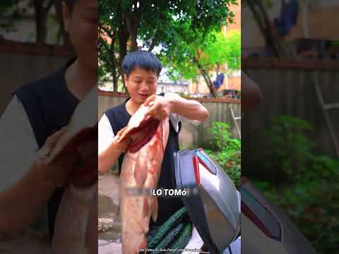 Quería Esta Mujer Obtener El Pescado Cocido 😮