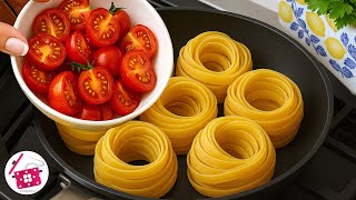Ужин за 10 минут и Все соседи попросят рецепт! 😋  Паста с кабачками в сливочном соусе