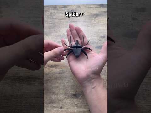 PAPER SPIDER ORIGAMI TUTORIAL EASY FOLDING | HOW TO MAKE ORIGAMI SPIDER STEP BY STEP SPIDER-MAN ART