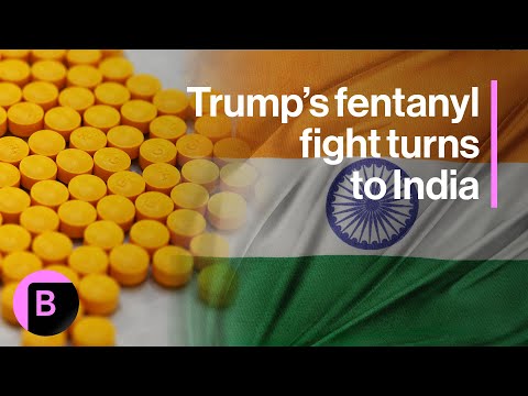 YouTube video thumbnail: Trump's Fentanyl Fight Sets Sights on Indian Pharma