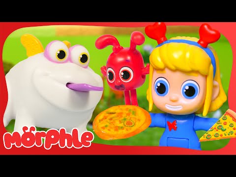 Morphle's Toy Pizza Party! 🍕 | Morphle Toy Adventures | Play with Morphle! | Toy Animals for Kids