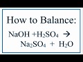 Balancing Chemical Equations Concepts