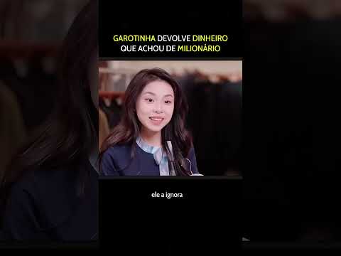GAROTINHA DEVOLVE DINHEIRO QUE ACHOU DE MILIONÁRIO